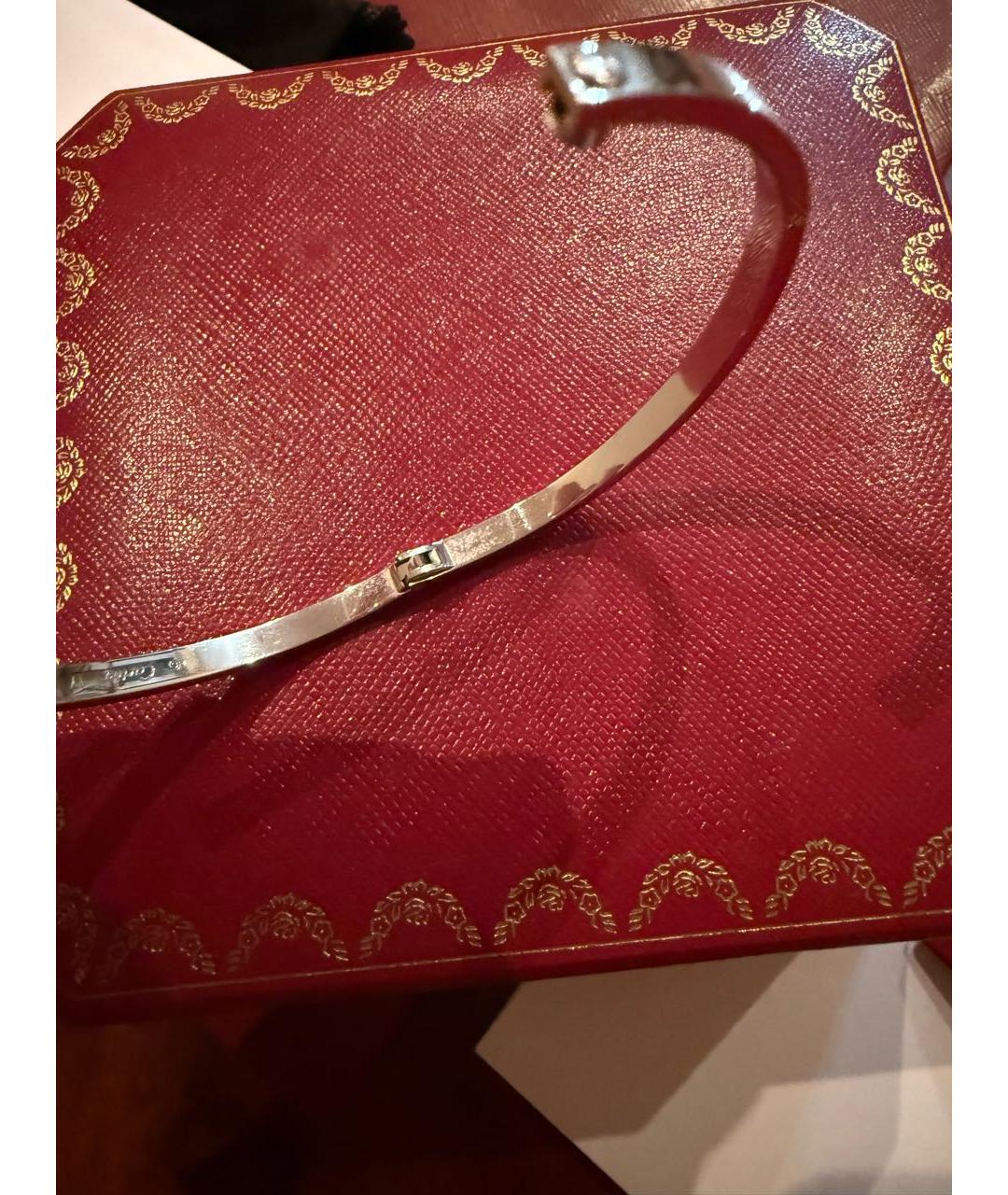 CARTIER Белый браслет из белого золота, фото 2
