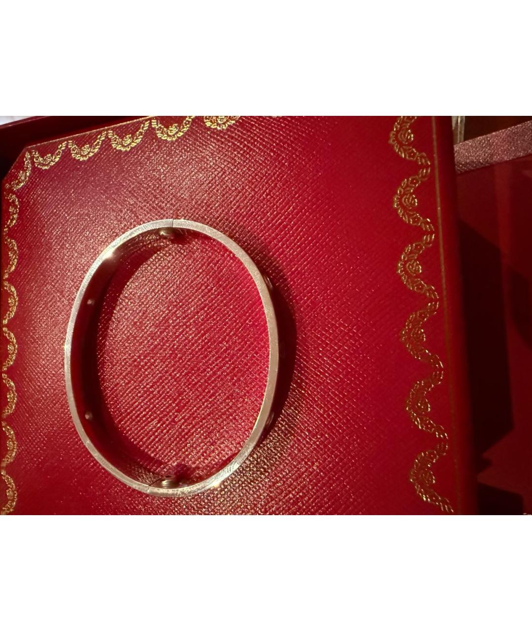 CARTIER Белый браслет из белого золота, фото 6