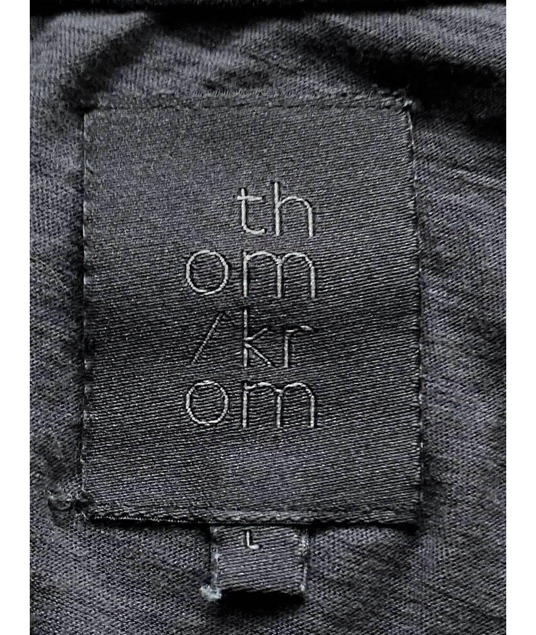 THOM KROM Антрацитовая футболка, фото 2