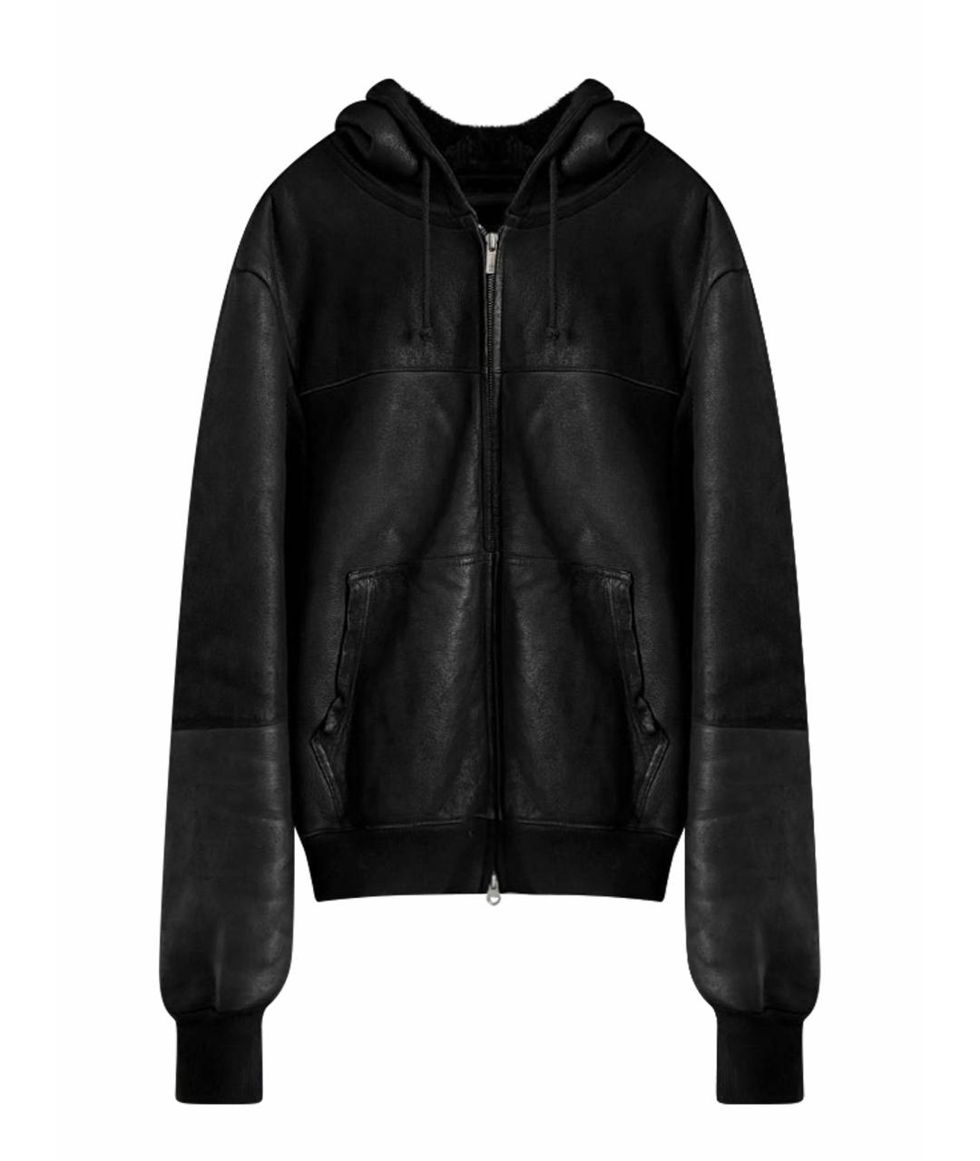 YOHJI YAMAMOTO Черная кожаная куртка, фото 1