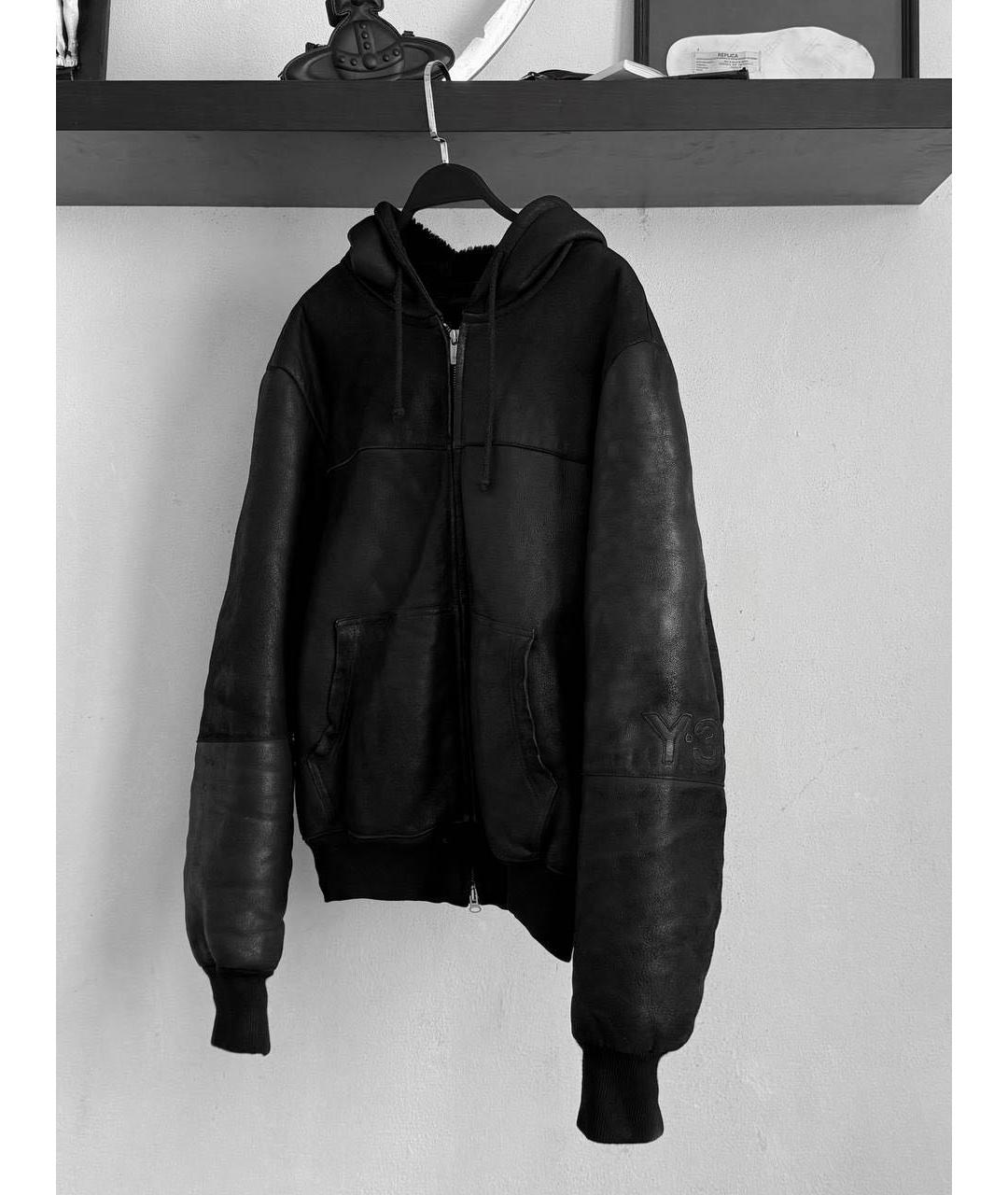 YOHJI YAMAMOTO Черная кожаная куртка, фото 8