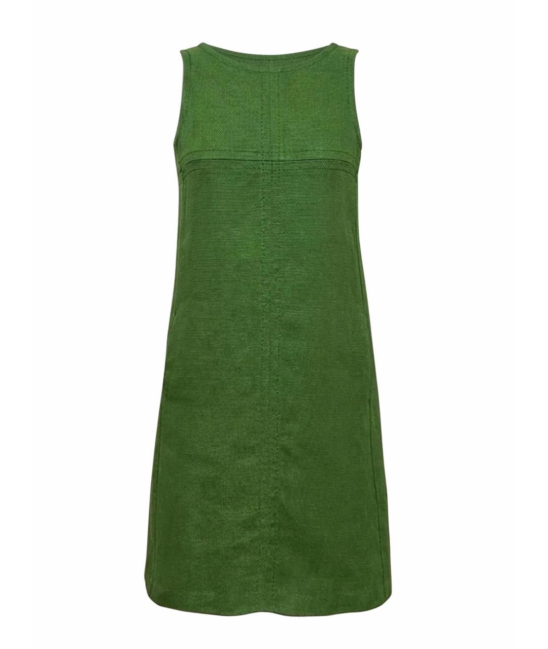 'S MAX MARA Зеленое льняное платье, фото 1