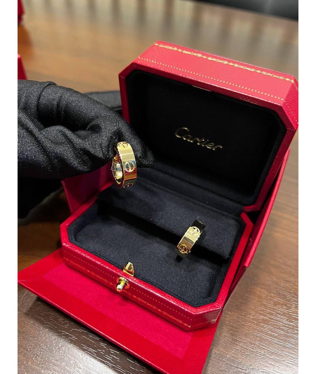 CARTIER Золотые серьги из желтого золота, фото 3