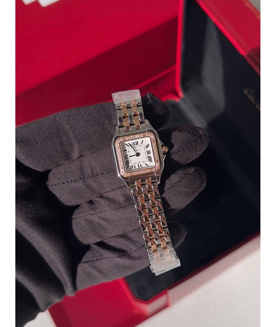 CARTIER Серебряные часы из розового золота, фото 3