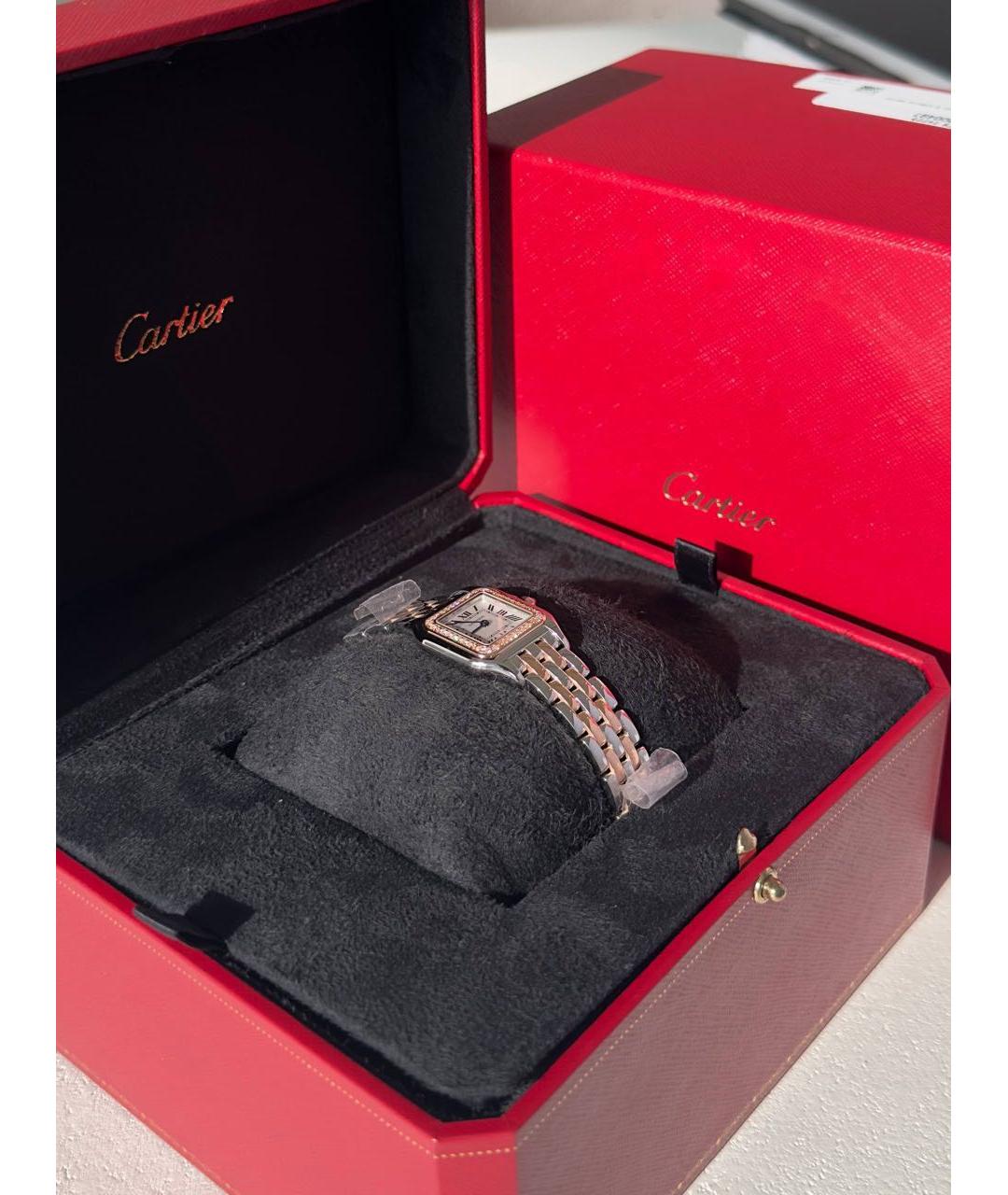 CARTIER Серебряные часы из розового золота, фото 5