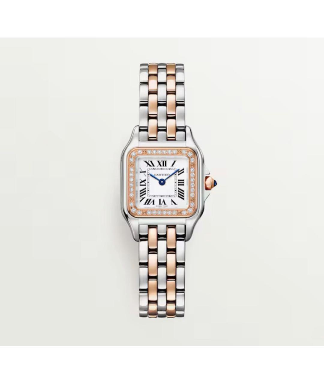 CARTIER Серебряные часы из розового золота, фото 7