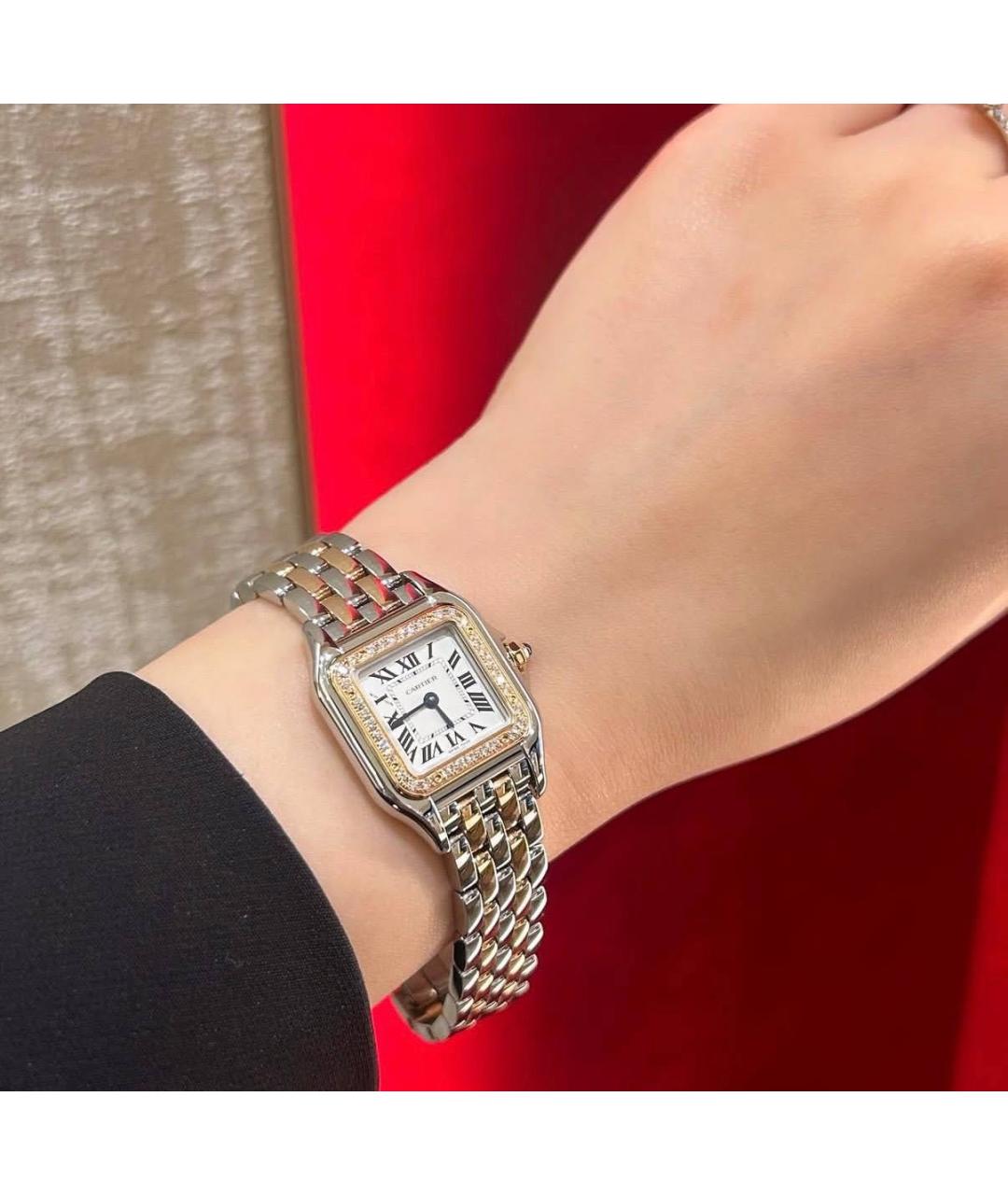 CARTIER Серебряные часы из розового золота, фото 6