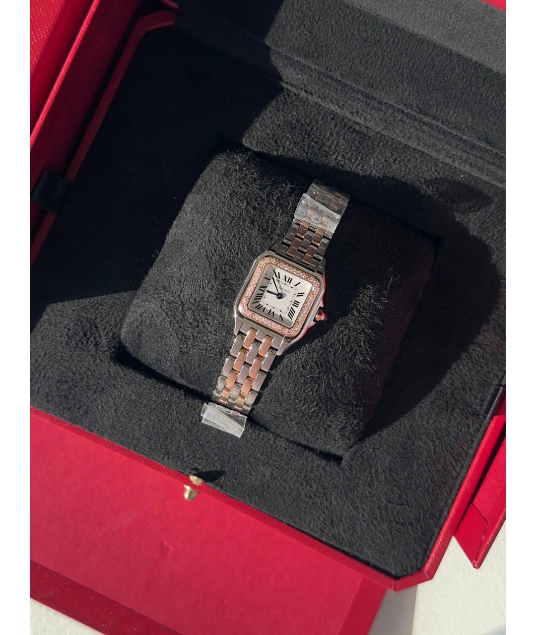 CARTIER Серебряные часы из розового золота, фото 2