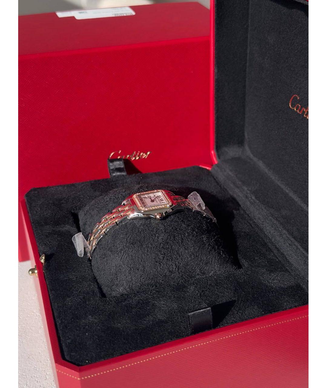 CARTIER Серебряные часы из розового золота, фото 4