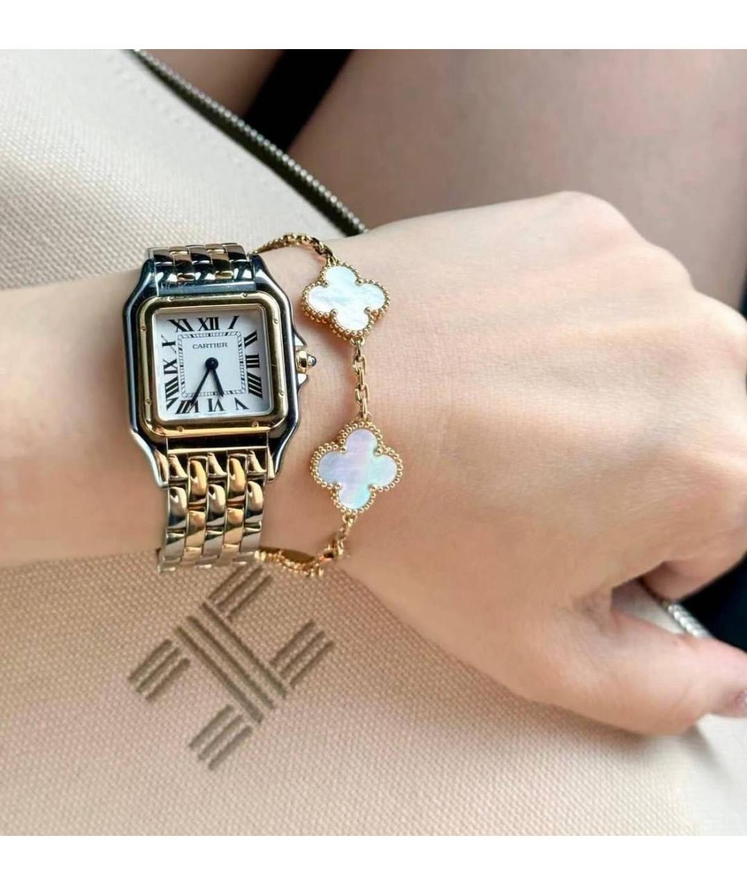 CARTIER Белые часы, фото 7