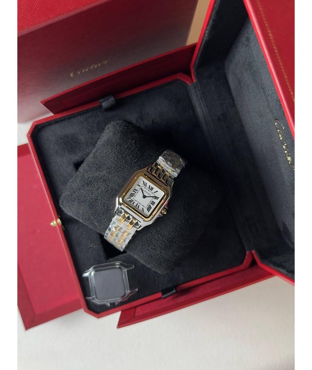 CARTIER Белые часы, фото 3
