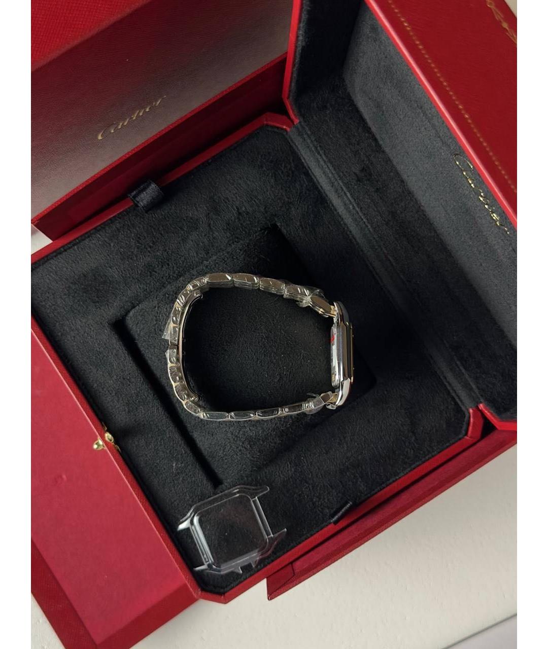 CARTIER Белые часы, фото 6