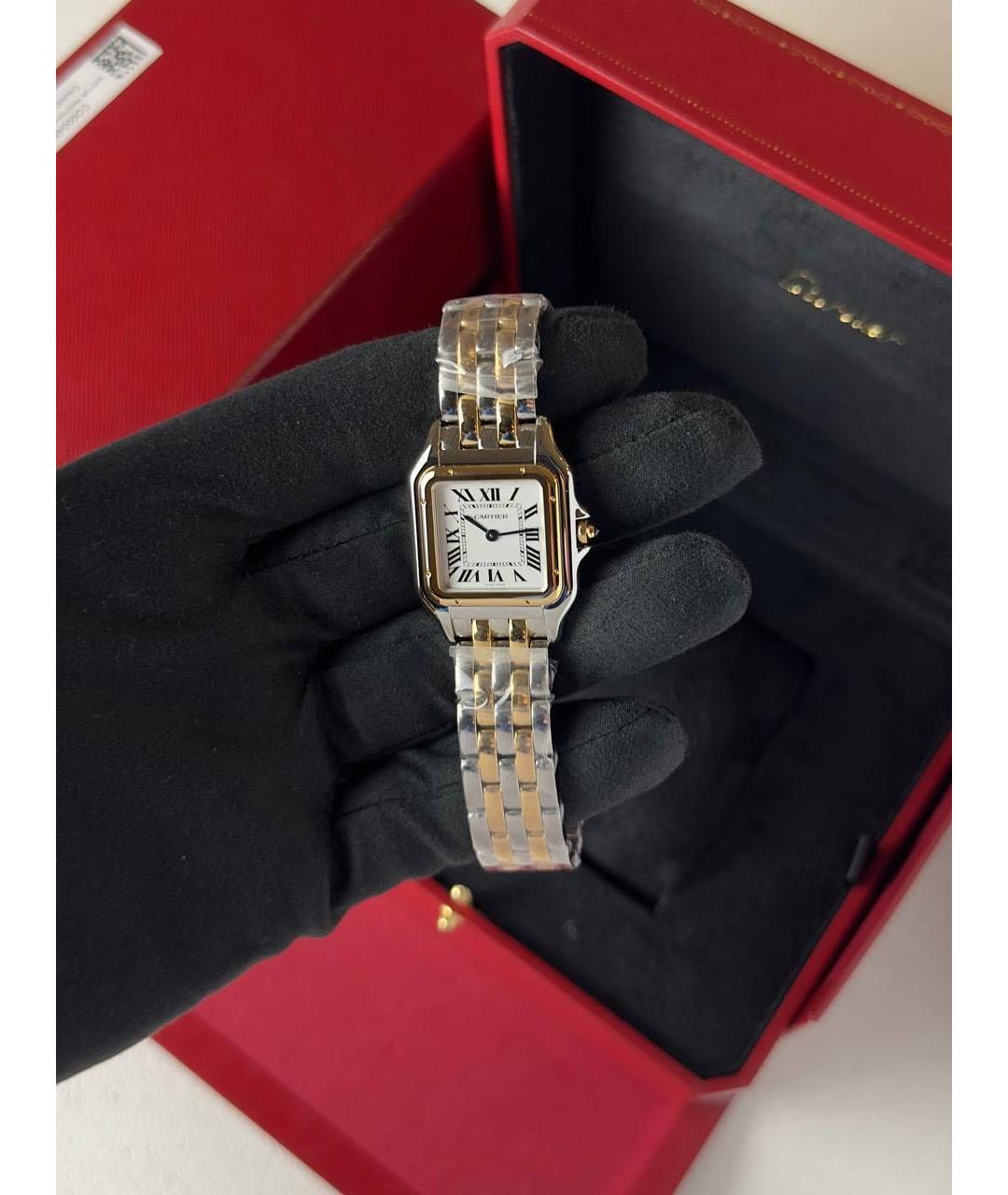 CARTIER Белые часы, фото 2