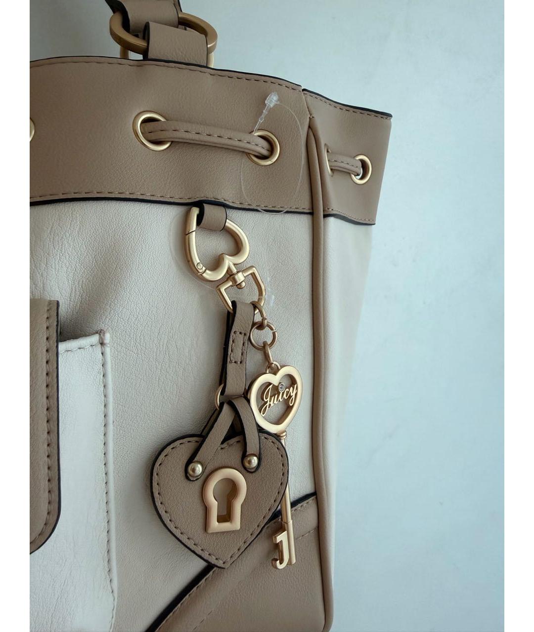 JUICY COUTURE Бежевая сумка тоут, фото 7