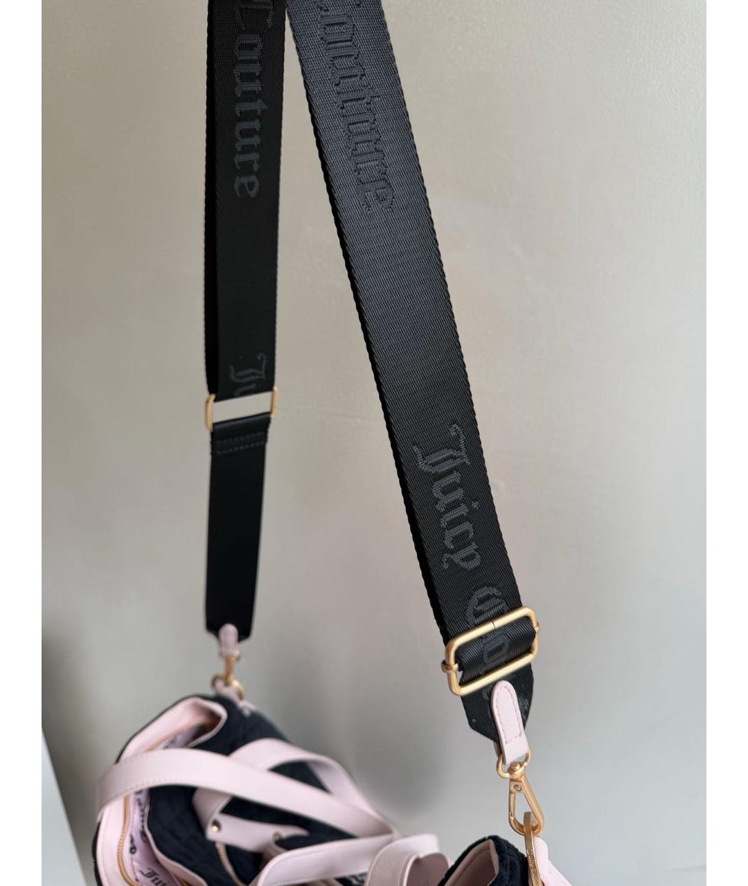 JUICY COUTURE Черная дорожная/спортивная сумка, фото 5