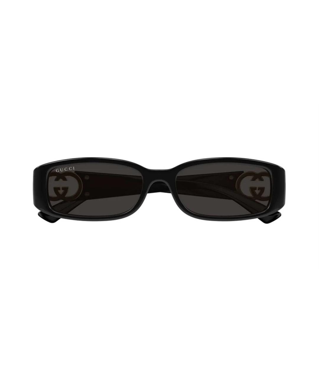 GUCCI Черные пластиковые солнцезащитные очки, фото 2