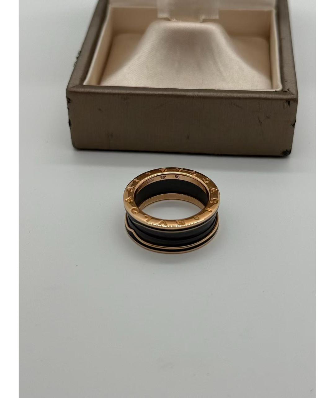 BVLGARI Золотое металлическое кольцо, фото 6