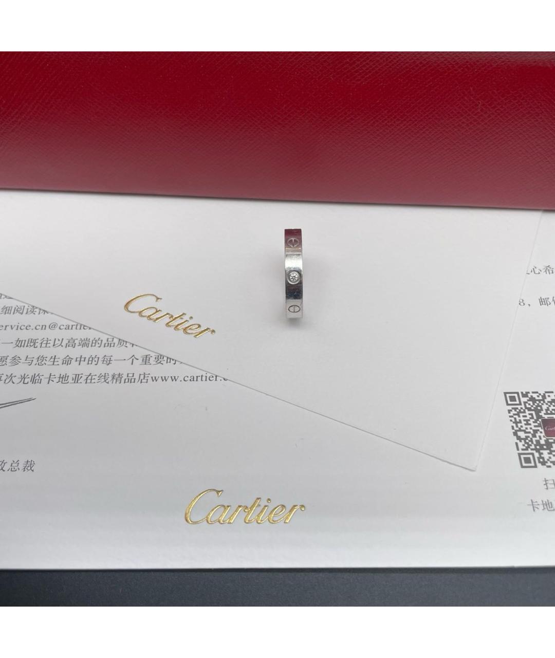 CARTIER Серебряное кольцо из белого золота, фото 4