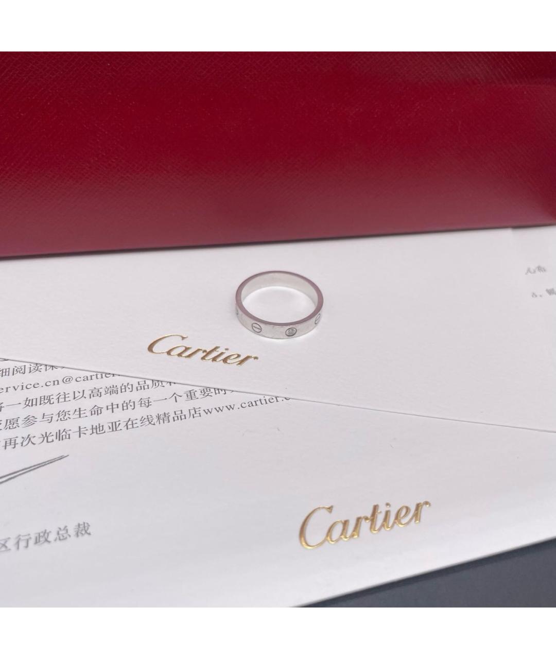 CARTIER Серебряное кольцо из белого золота, фото 2