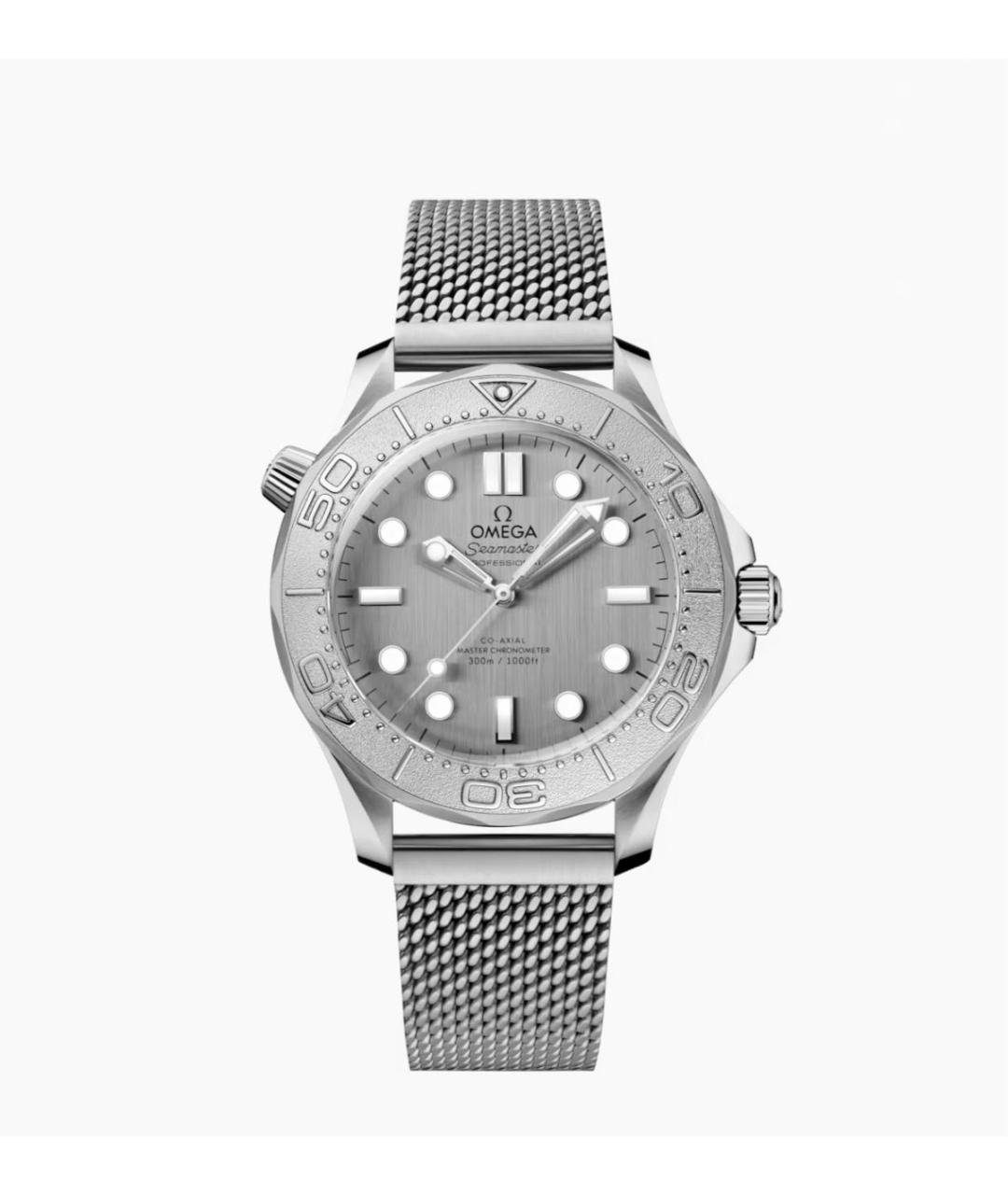 OMEGA Серебряные стальные часы, фото 7
