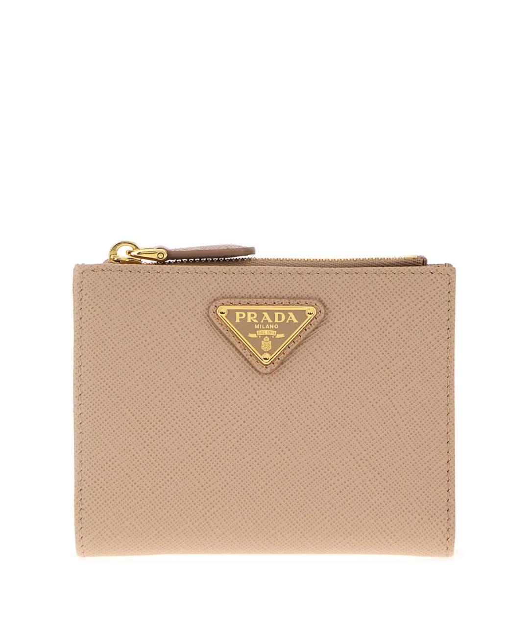 PRADA Розовый кожаный кошелек, фото 1