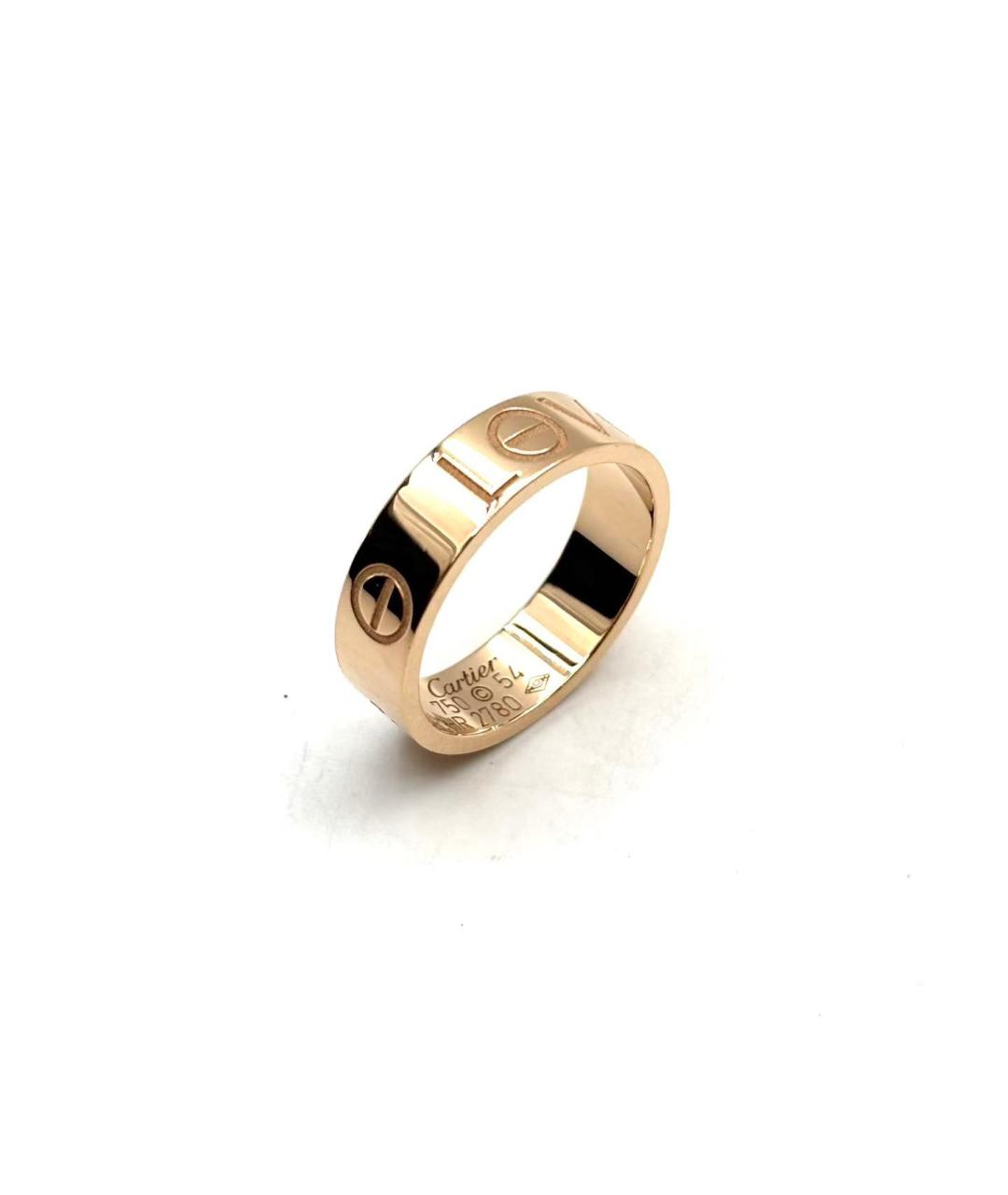 CARTIER Золотое кольцо из розового золота, фото 3