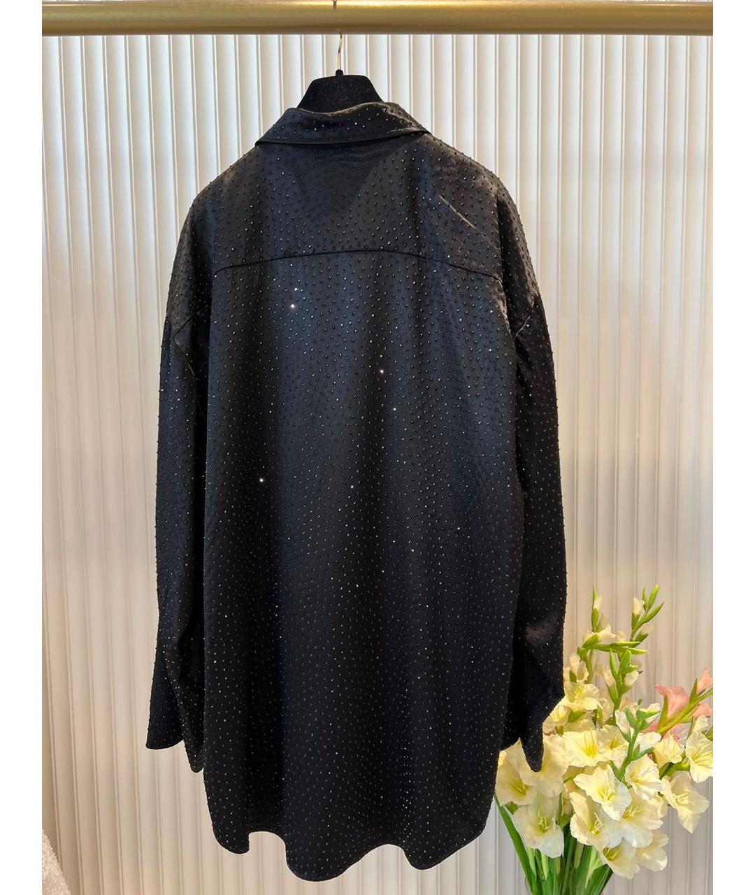 BALENCIAGA Черная рубашка, фото 2
