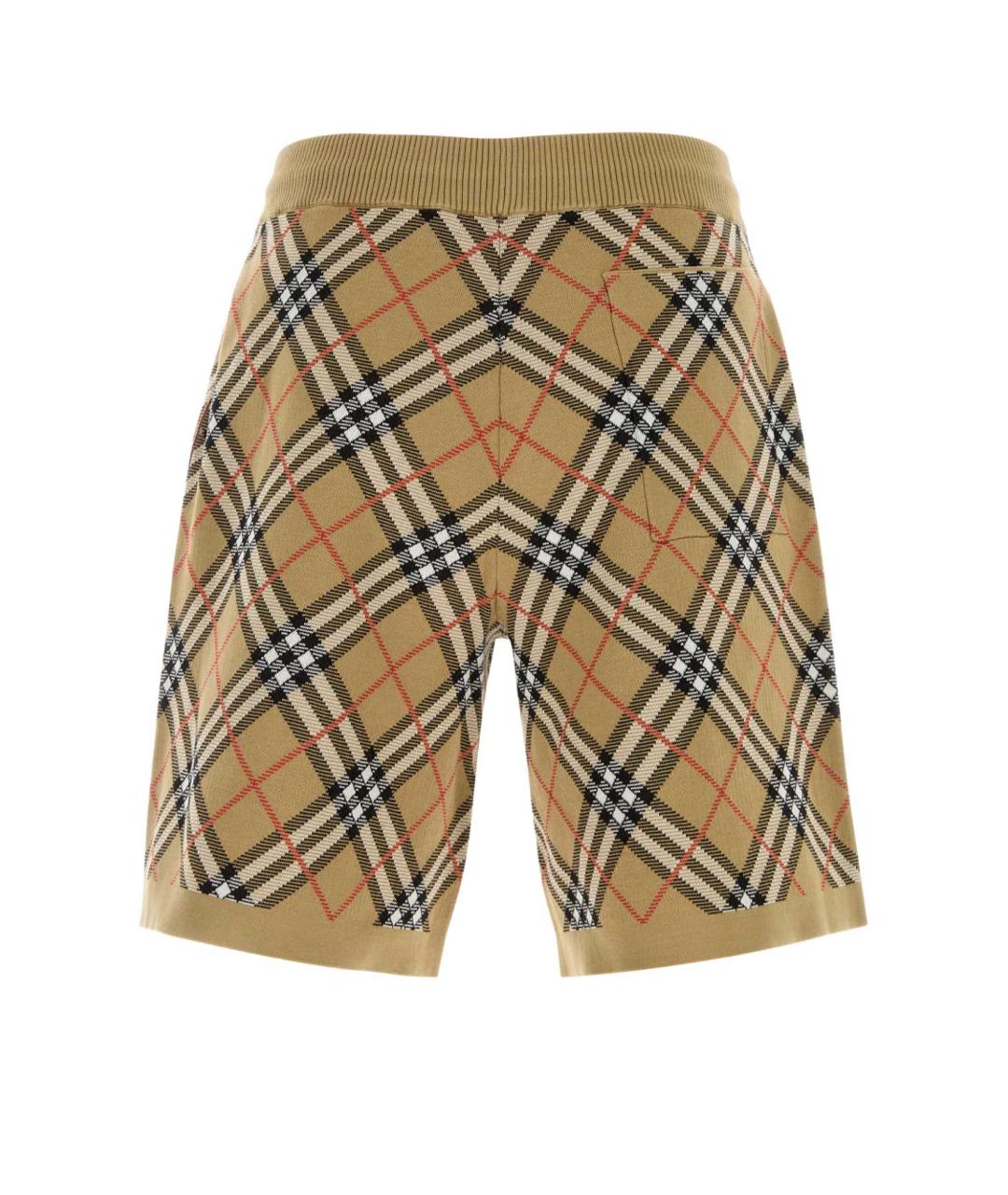 BURBERRY Бежевые хлопковые шорты, фото 2