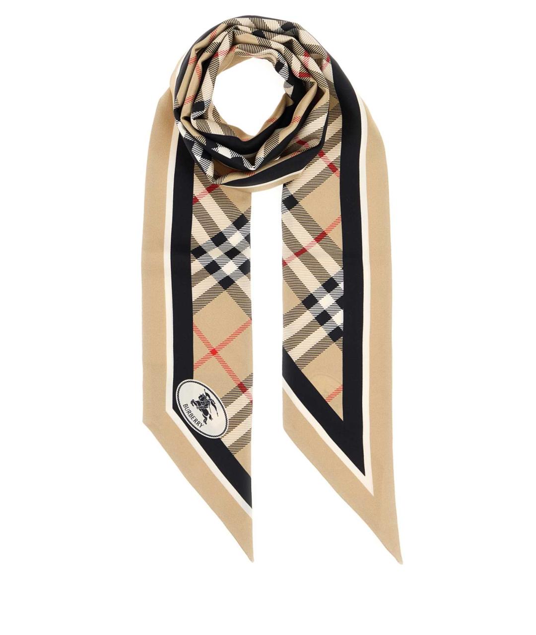 BURBERRY Мульти шелковый шарф, фото 1