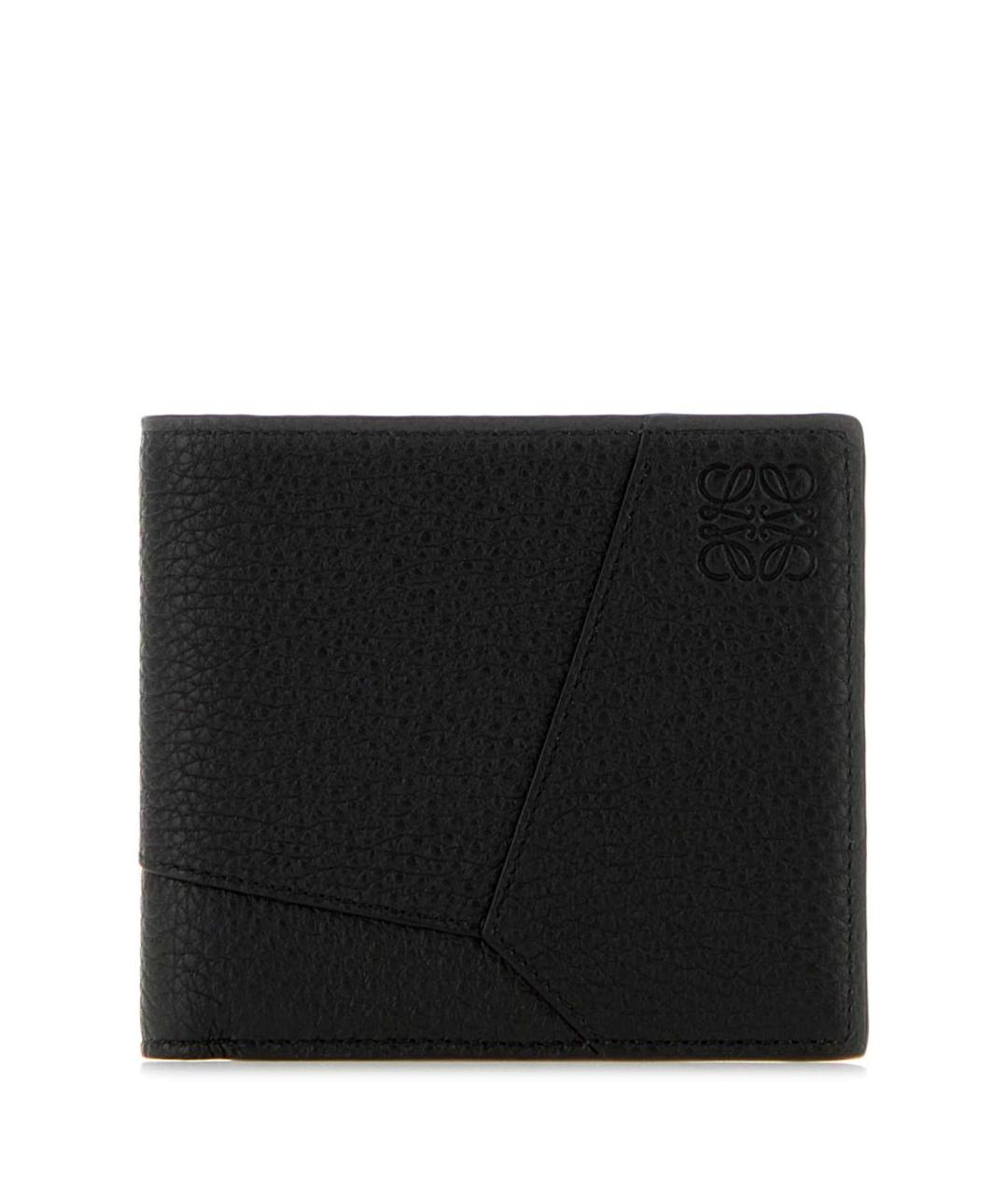 LOEWE Черный кожаный кошелек, фото 1