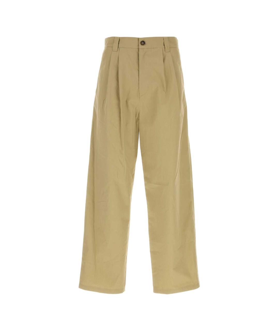 A.P.C. Зеленые хлопковые повседневные брюки, фото 1