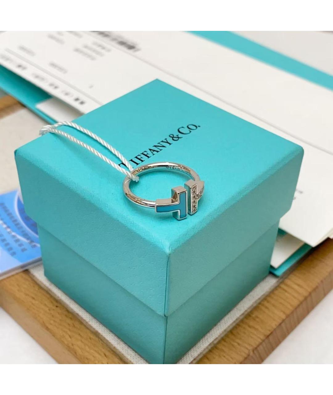 TIFFANY&CO Серебряное кольцо из белого золота, фото 3