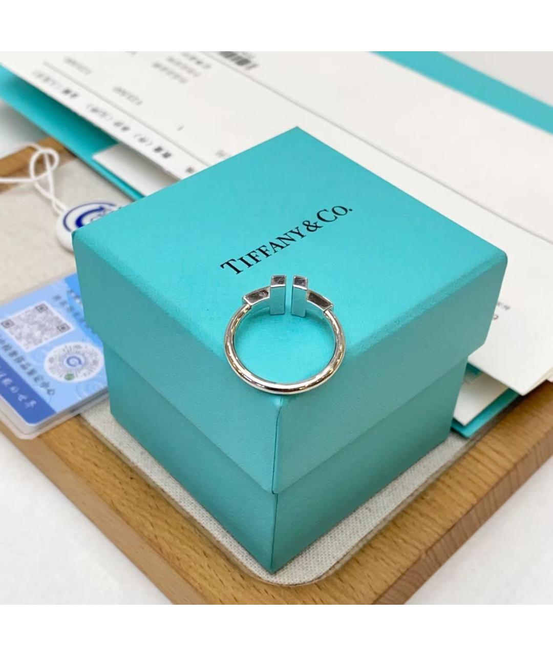 TIFFANY&CO Серебряное кольцо из белого золота, фото 4
