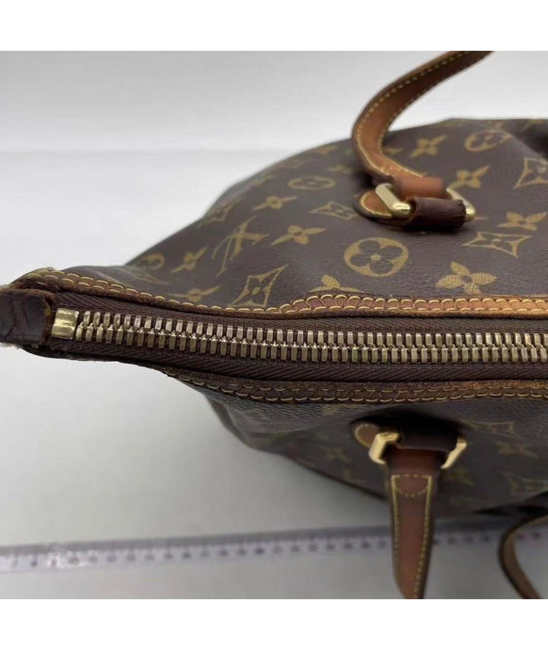 LOUIS VUITTON Коричневая сумка тоут, фото 7