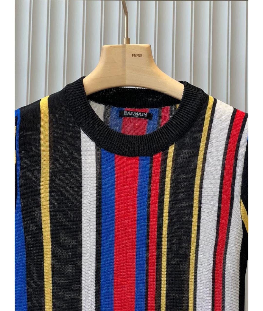 BALMAIN Мульти платье, фото 4