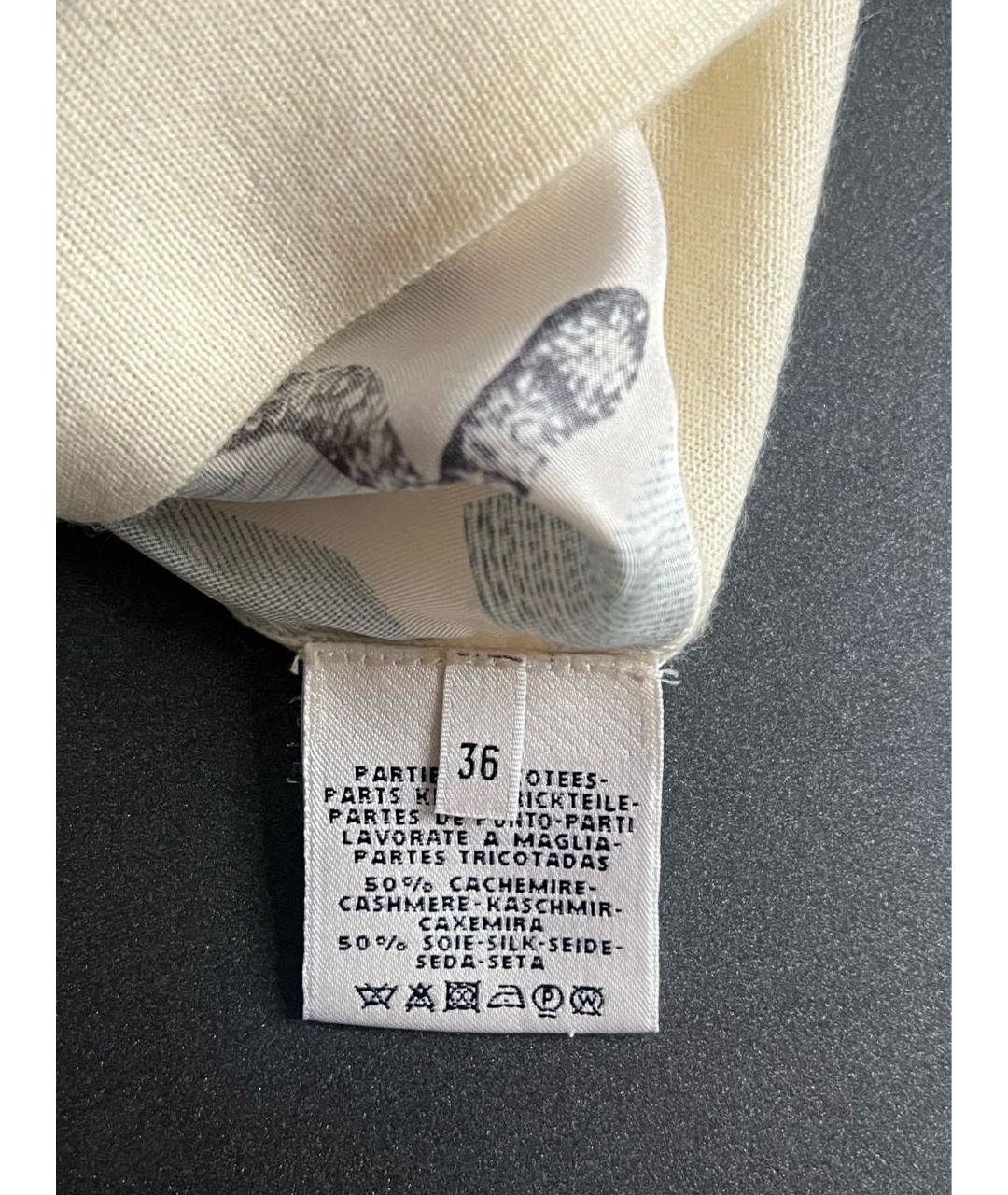 HERMES Мульти кашемировое повседневное платье, фото 3