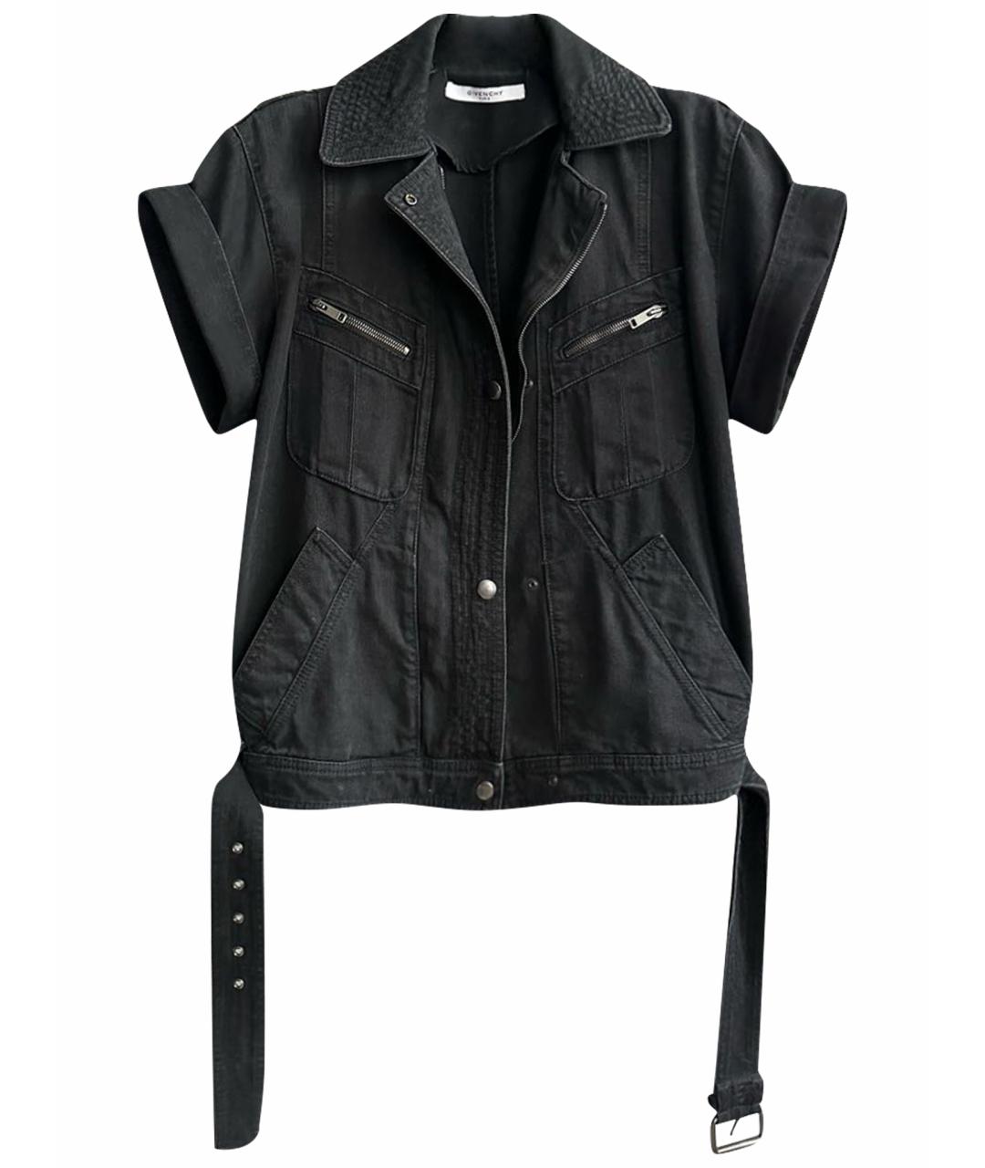 GIVENCHY Черная деним куртка, фото 1