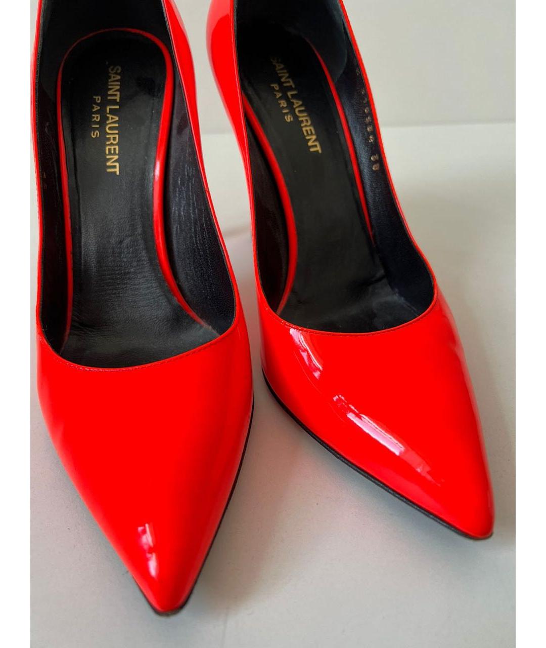SAINT LAURENT Туфли из лакированной кожи, фото 5