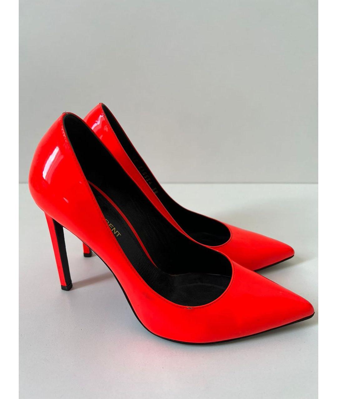 SAINT LAURENT Туфли из лакированной кожи, фото 9
