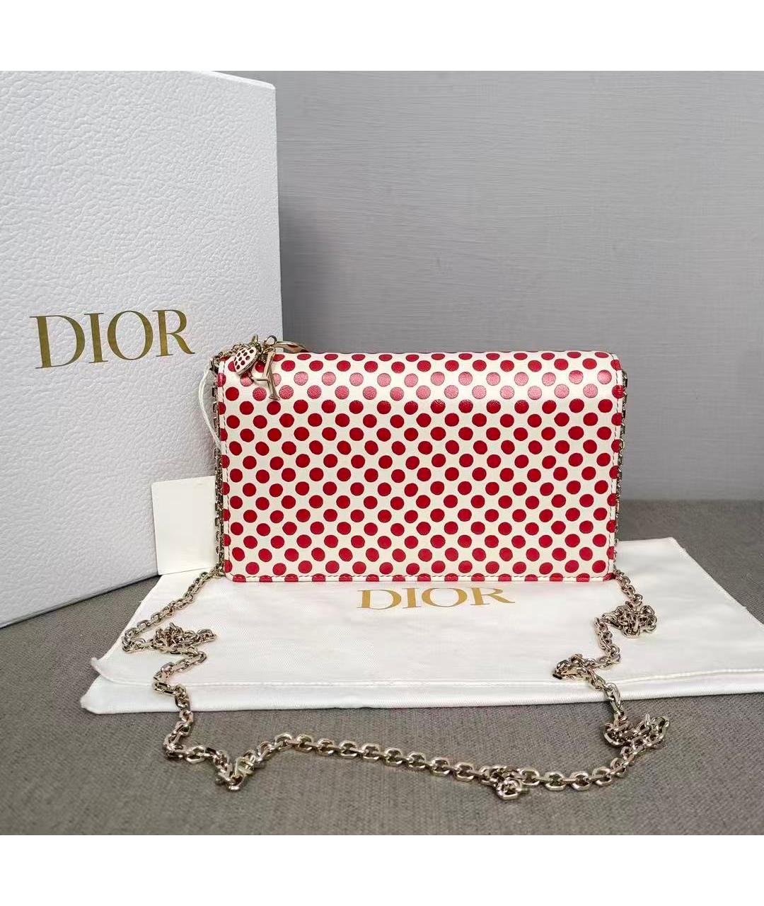 CHRISTIAN DIOR Красная сумка через плечо, фото 2