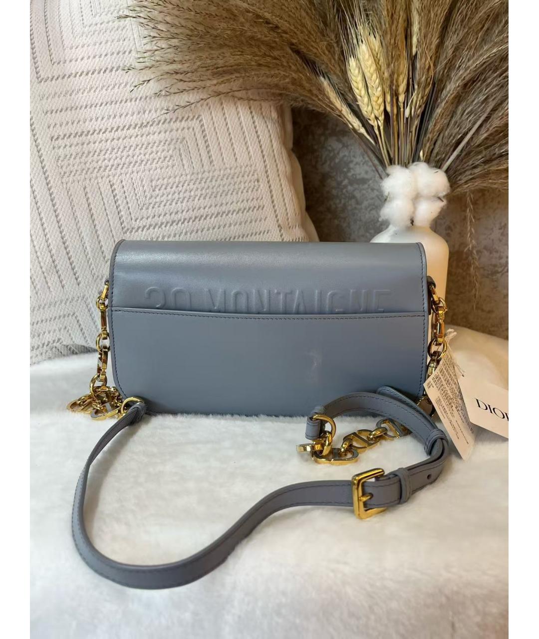 CHRISTIAN DIOR Серая сумка через плечо, фото 3