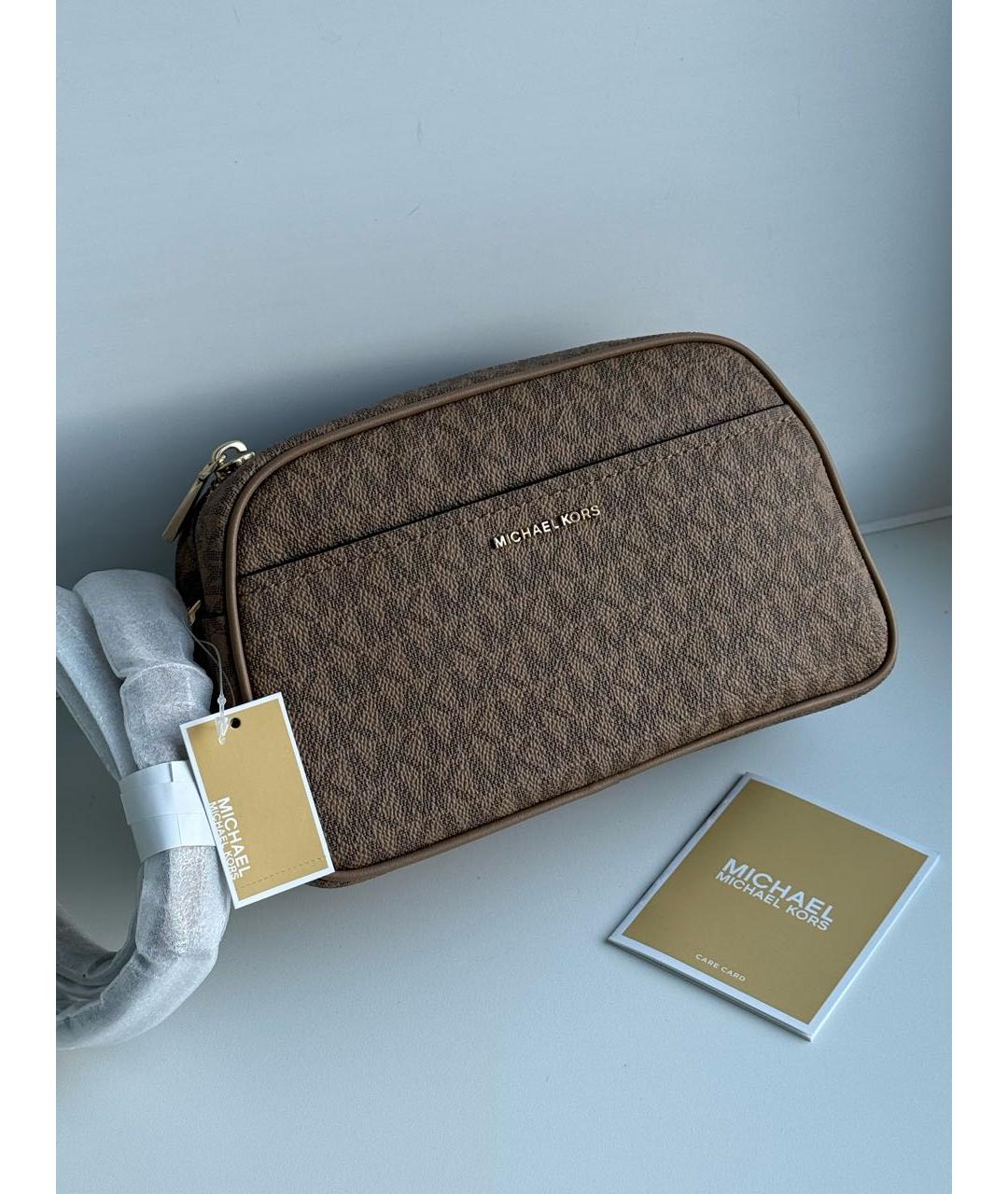 MICHAEL KORS Коричневая сумка через плечо, фото 2