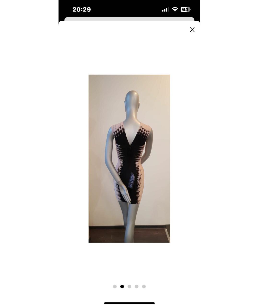HERVE LEGER Красное платье, фото 2