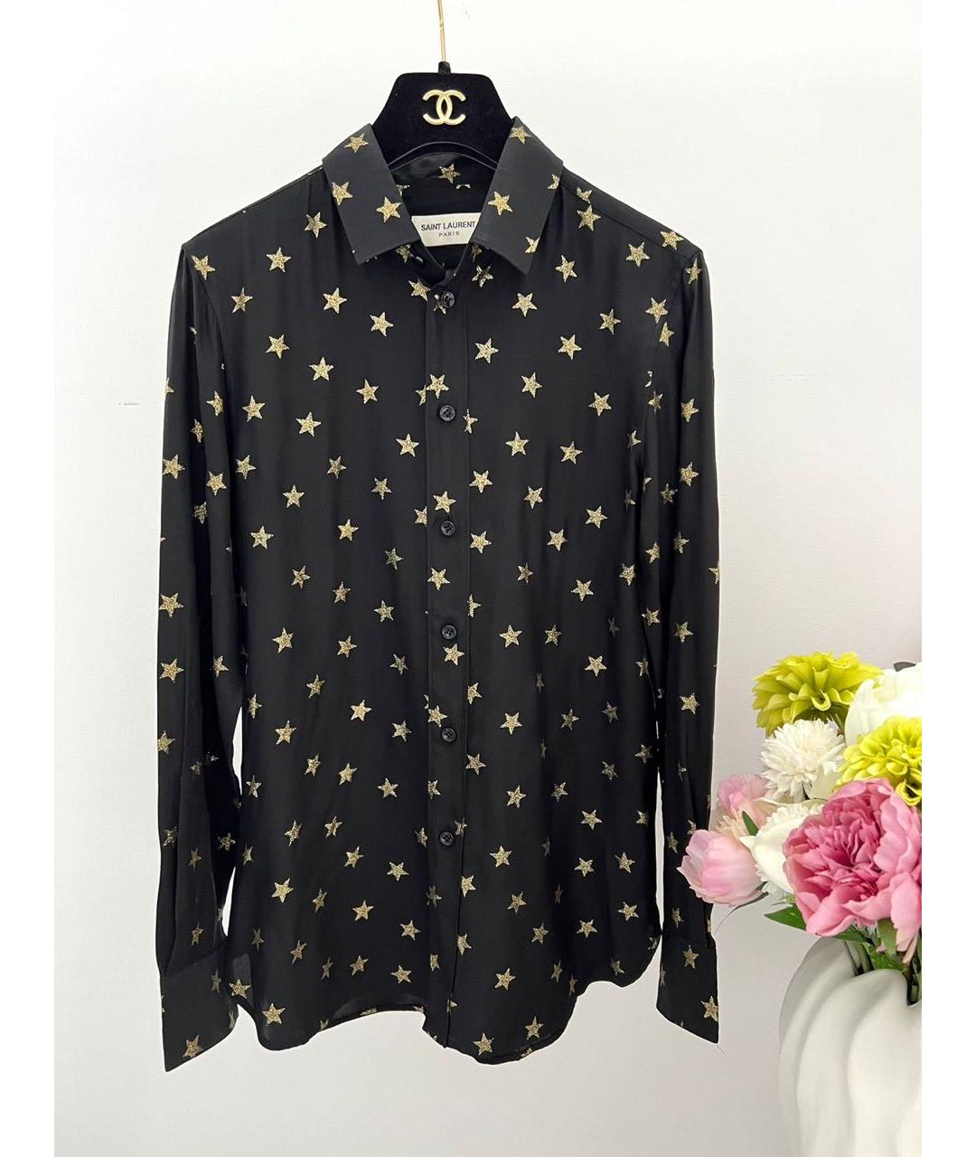 SAINT LAURENT Черная рубашка, фото 9