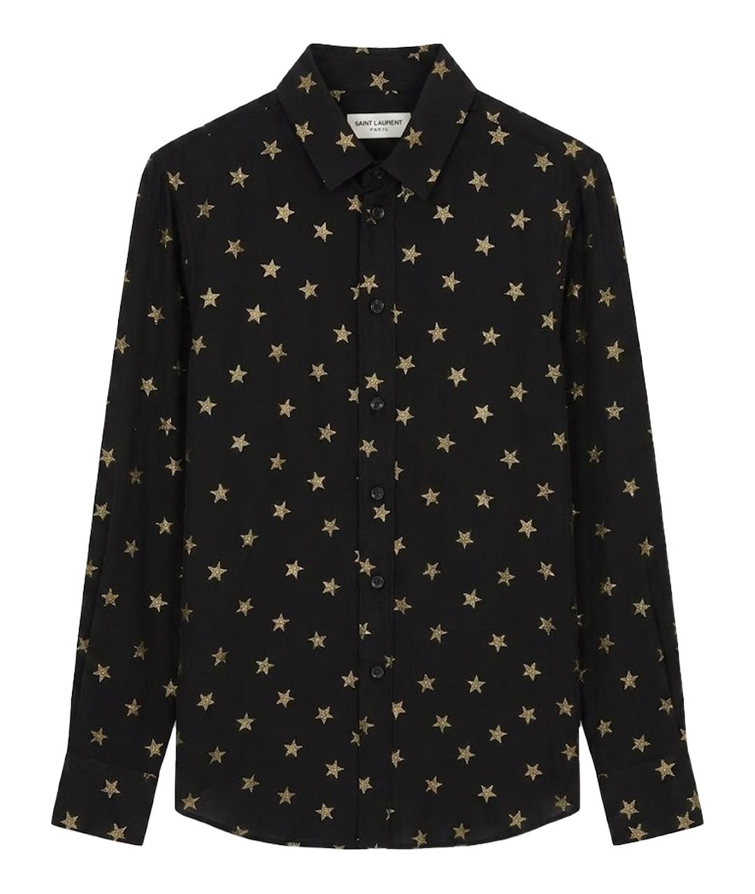 SAINT LAURENT Черная рубашка, фото 1