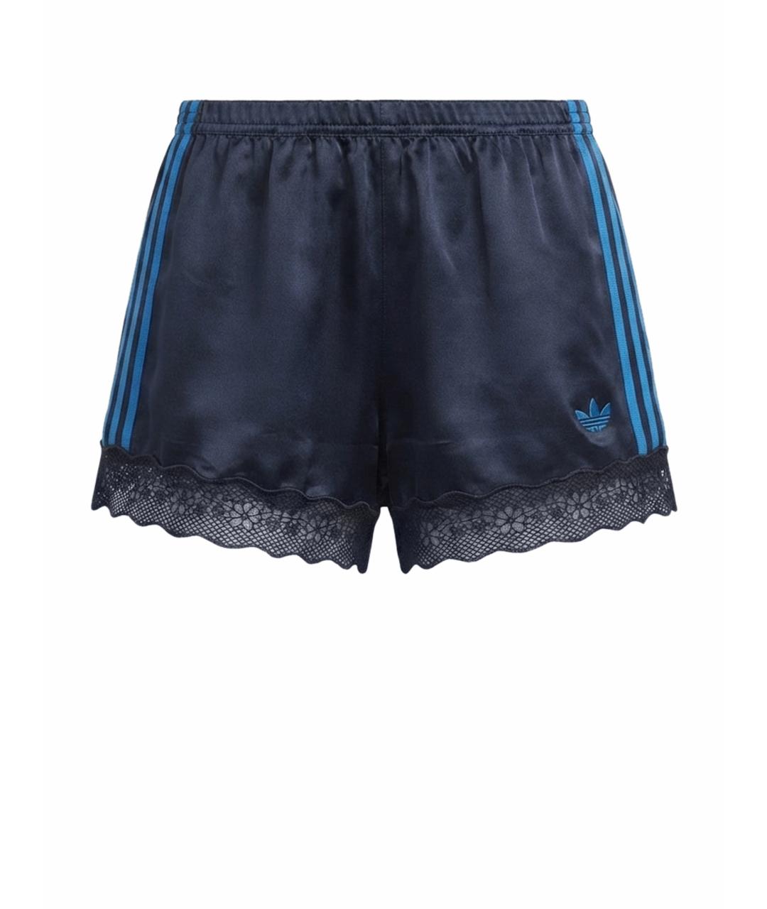 ADIDAS Синие полиамидовые шорты, фото 1