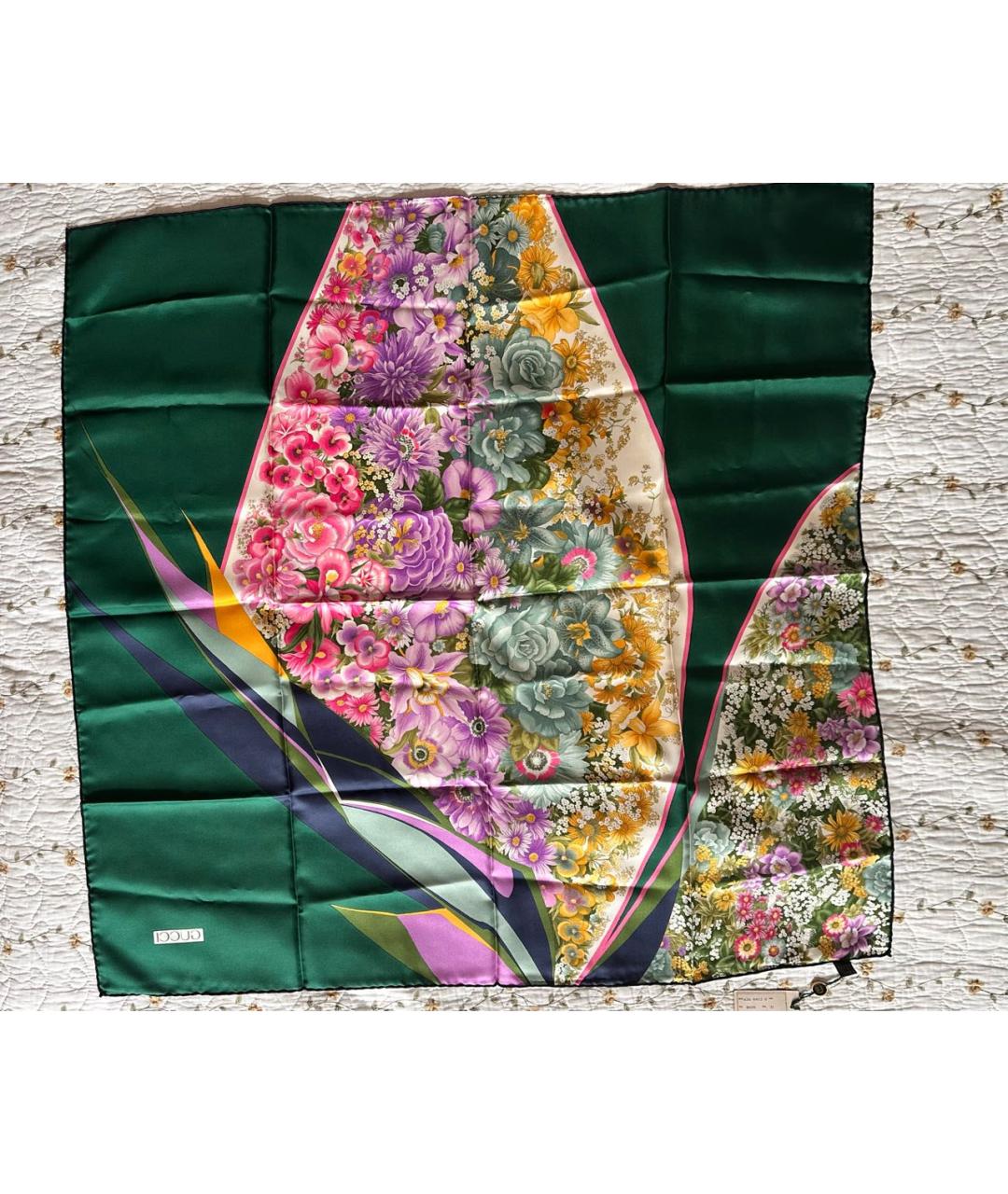 GUCCI Мульти шелковый платок, фото 3