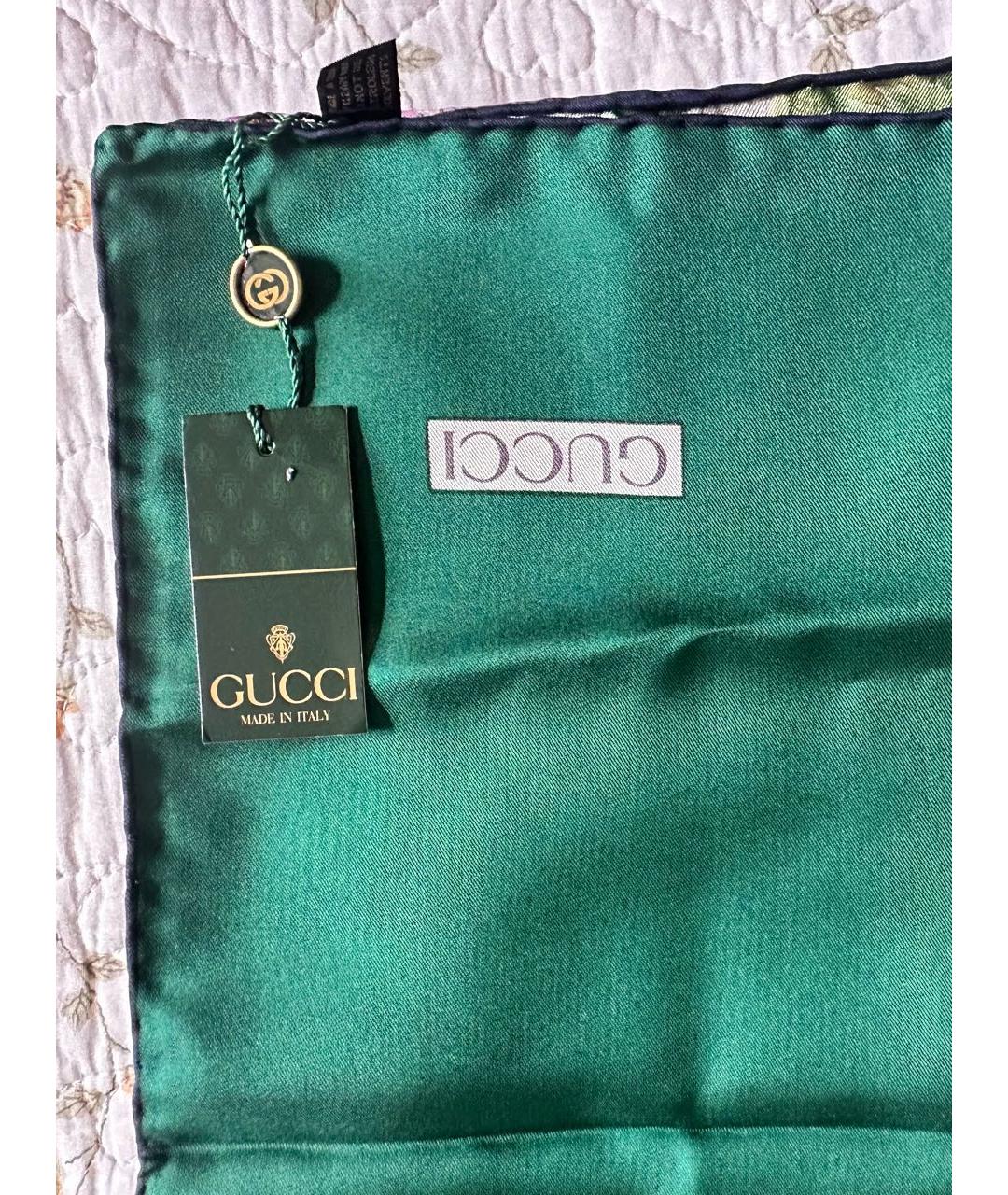 GUCCI Мульти шелковый платок, фото 5