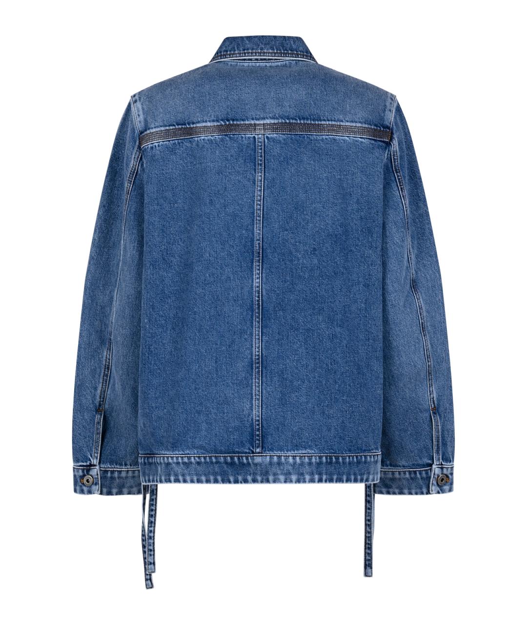 LOEWE Синяя хлопковая куртка, фото 2