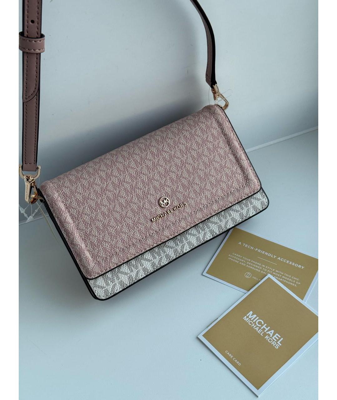 MICHAEL KORS Розовая сумка через плечо, фото 2
